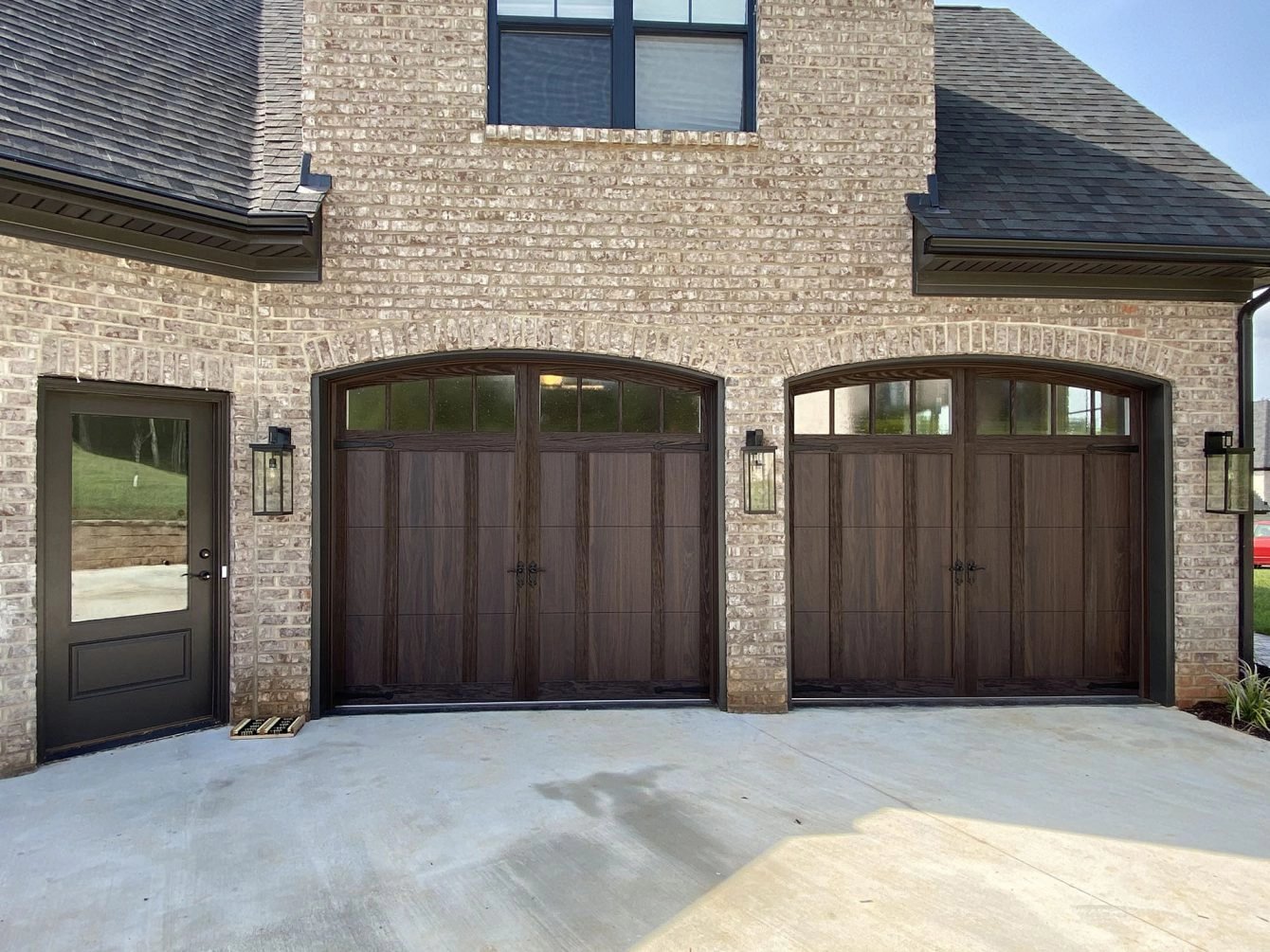 Dark Brown Garage Doors 