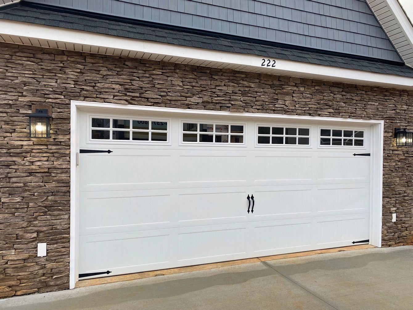 White Garage Door 