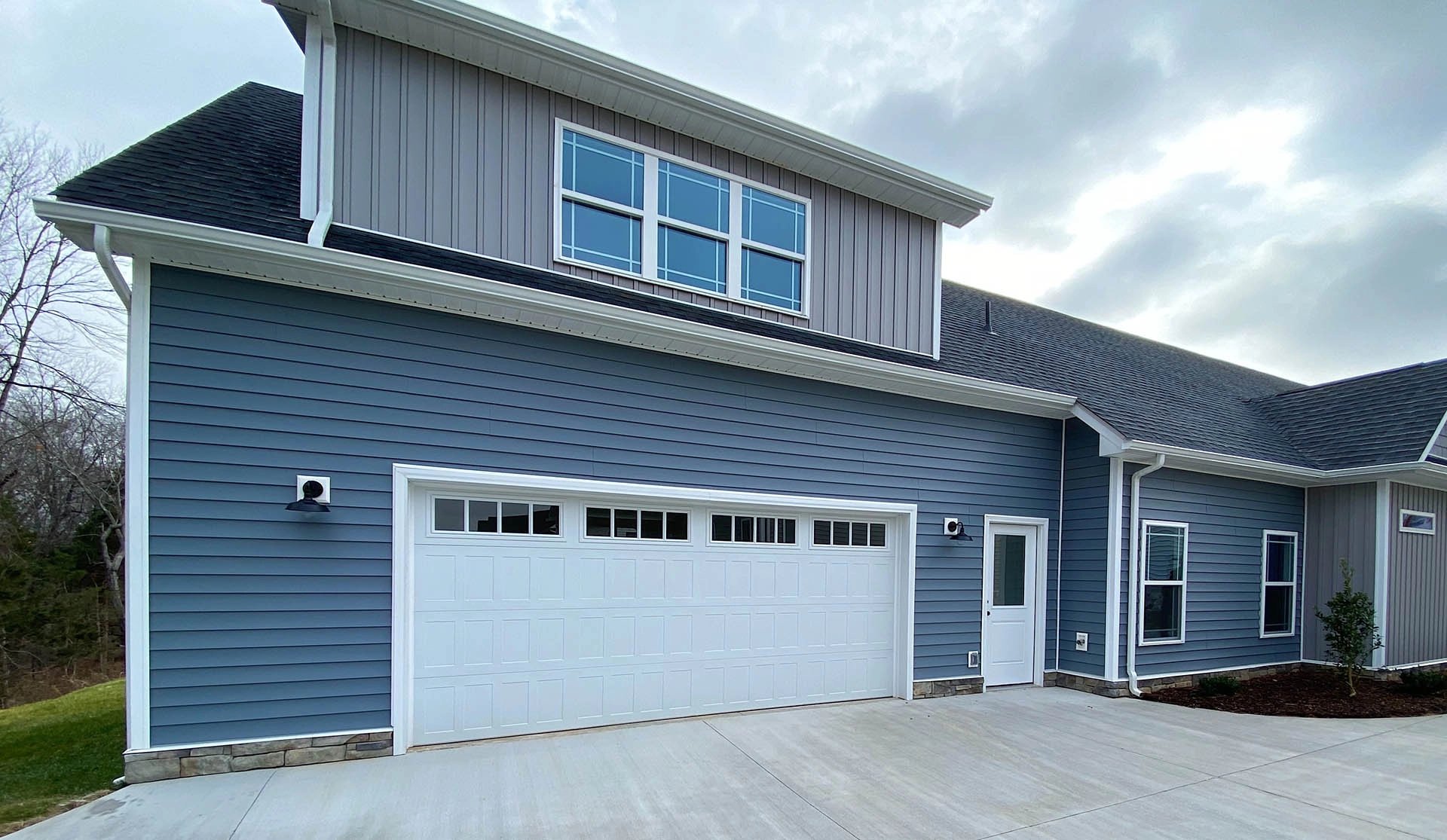 White Garage Door 