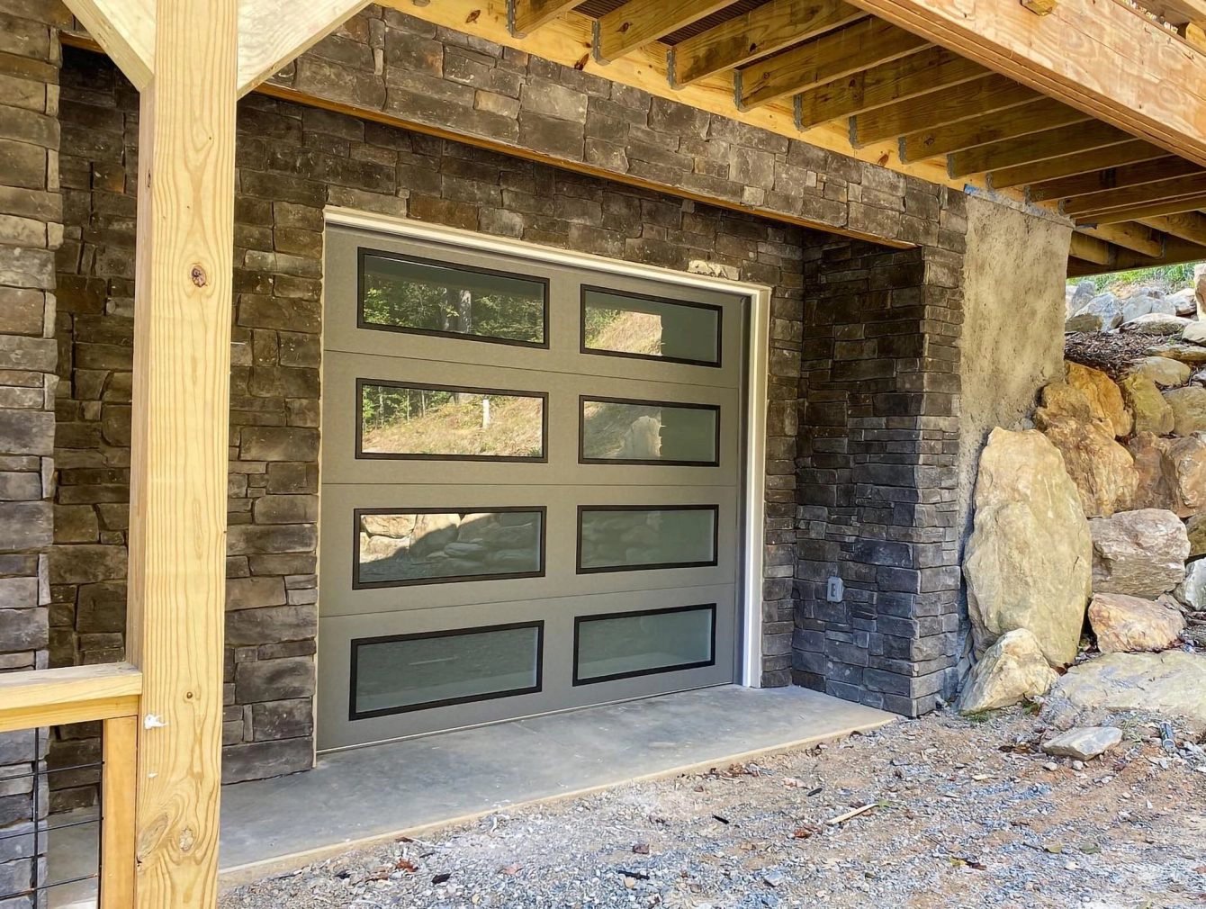 Garage Door with Panels 
