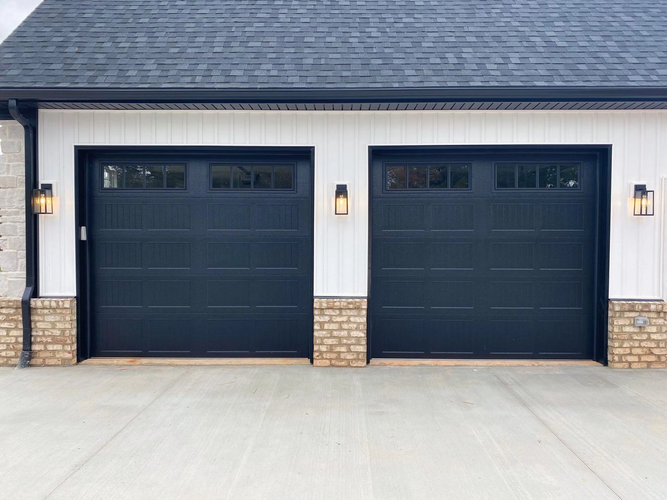 Dark Brown Garage Doors 