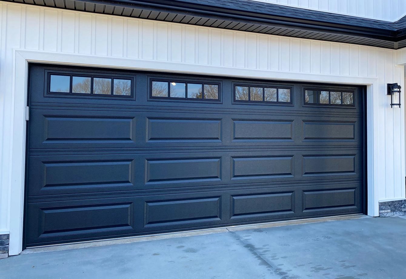 Dark Brown Garage Doors 